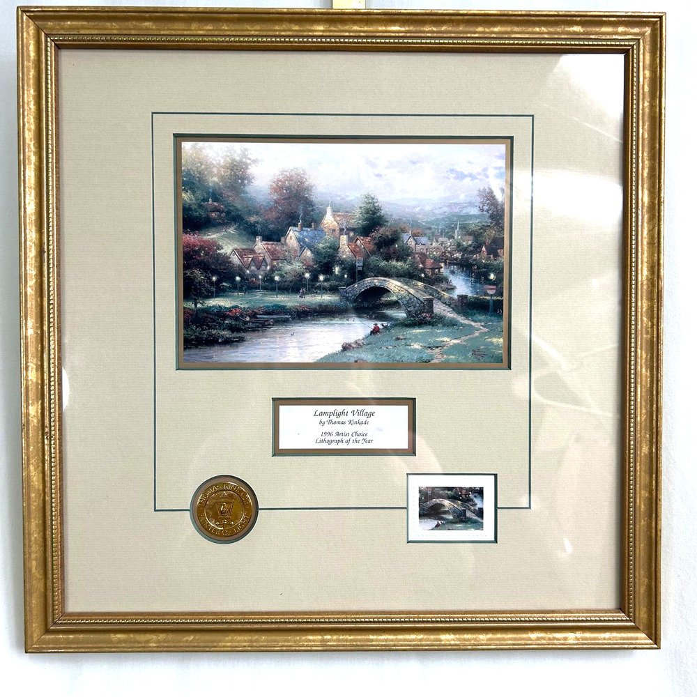 Thomas Kinkade 1996 Artist‎ Choice Lithograph of the Year PRINT COA